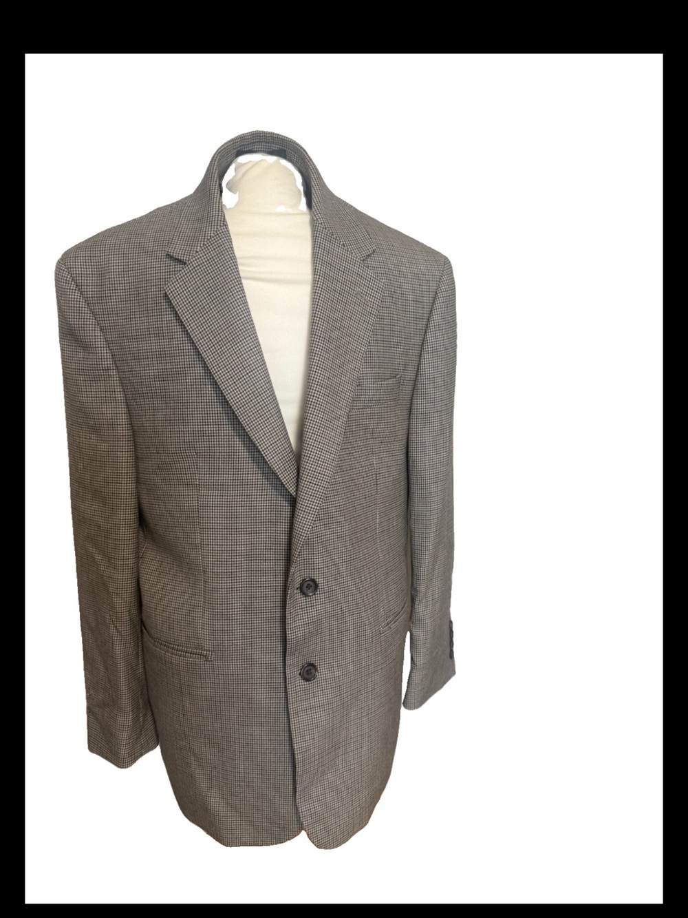 Lauren Ralph Lauren Gingham Men’s Blazer 100% Wool Sport Coat Jacket Size 40R